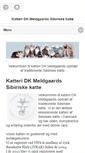 Mobile Screenshot of katterimeldgaards-sibirisk.dk